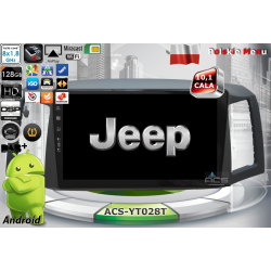 ACS- YT028T Radio dedykowane Jeep Grand Cherokee III WH WK 2005-2008r. 10,1 Cala IPS Ekran HD MultiTouch Android 10 CPU 8x1,87GHz Ram6GB Dysk128GB DSP